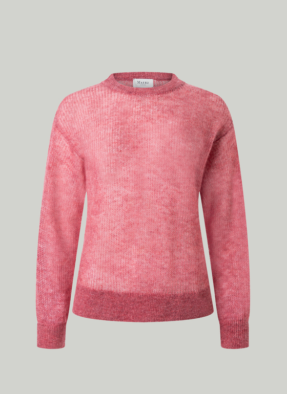 Pullover Rundhals 1/1 Arm Desert Rose Frontansicht