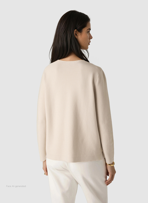 Pullover Rundhals 1/1 Arm width=