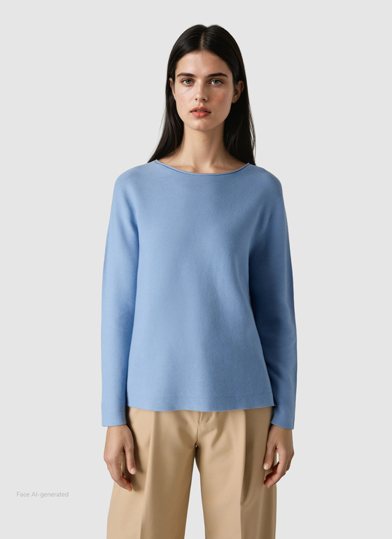 Pullover Rundhals 1/1 Arm Endless Sky Frontansicht