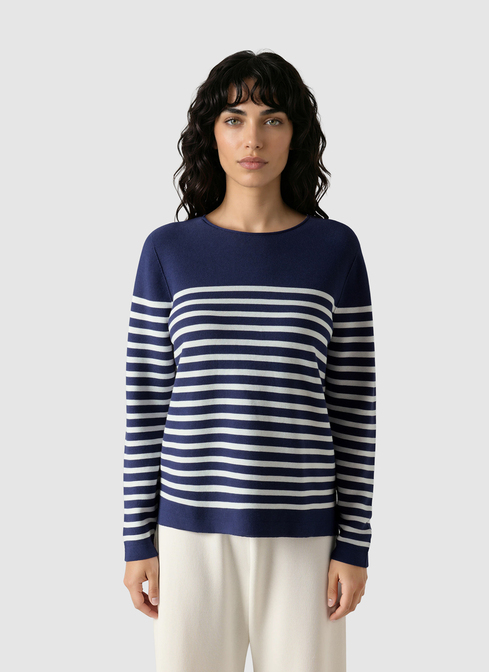 Pullover Rundhals 1/1 Arm width=