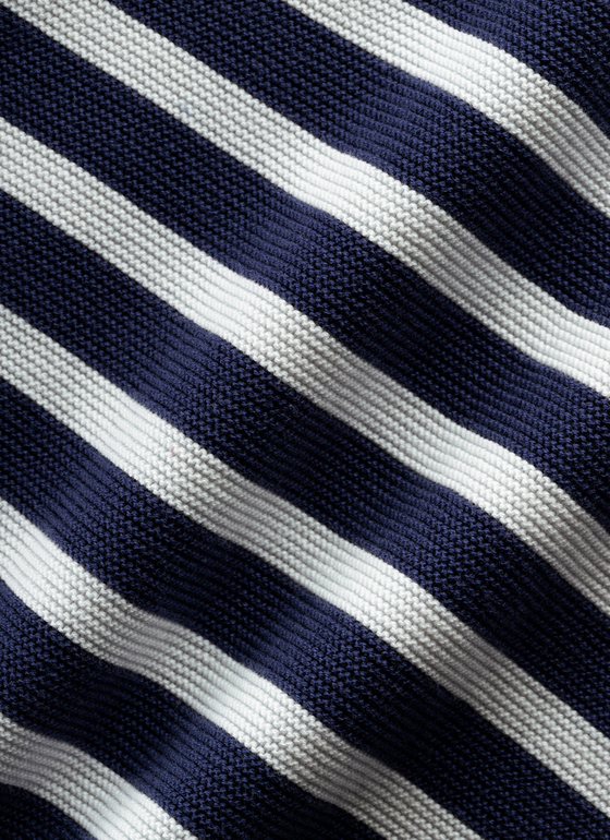 Pullover Rundhals 1/1 Arm Midnight Sail Frontansicht