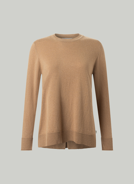 Pullover Rundhals 1/1 Arm Pumpkin Spice Frontansicht