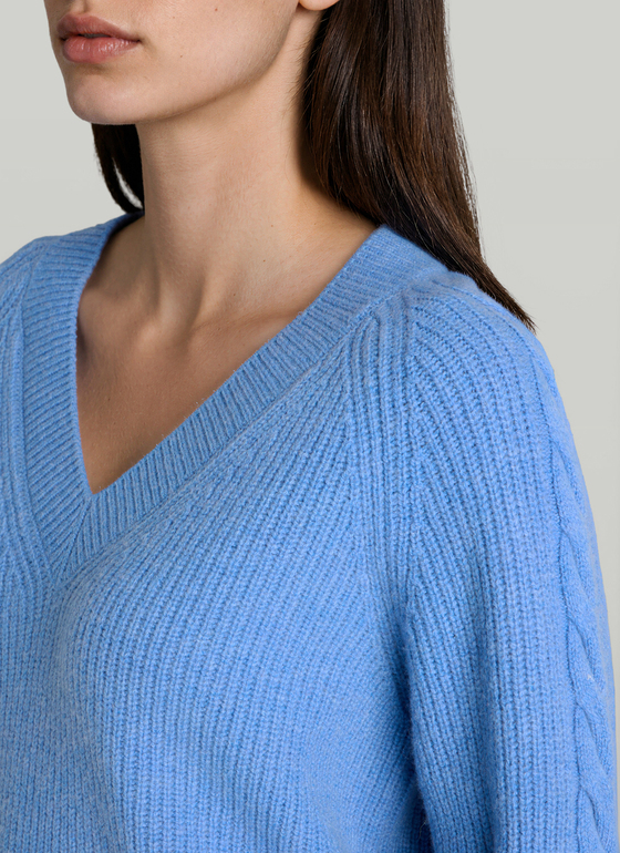 Pullover Rundhals Dutch Blue Frontansicht