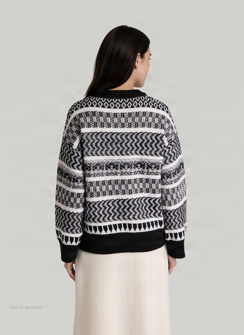 Pullover Rundhals 1/1 Arm width=