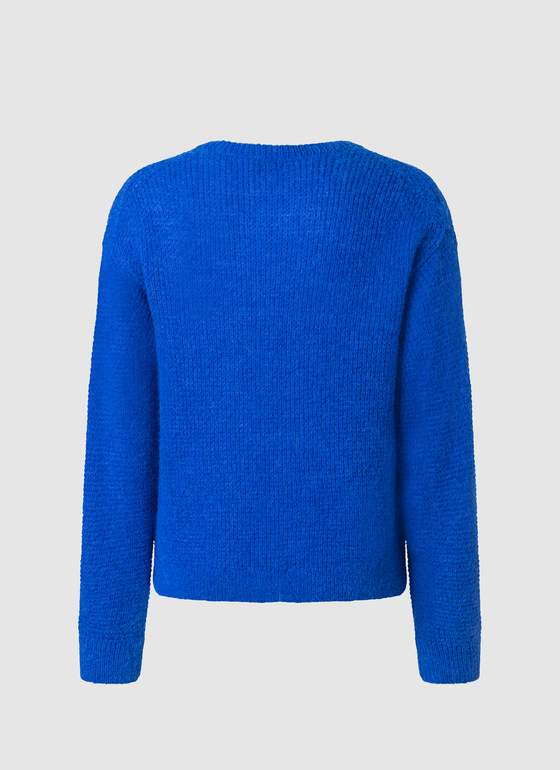 Rundhals 3/4 Arm PULLOVER Nordic Light Frontansicht