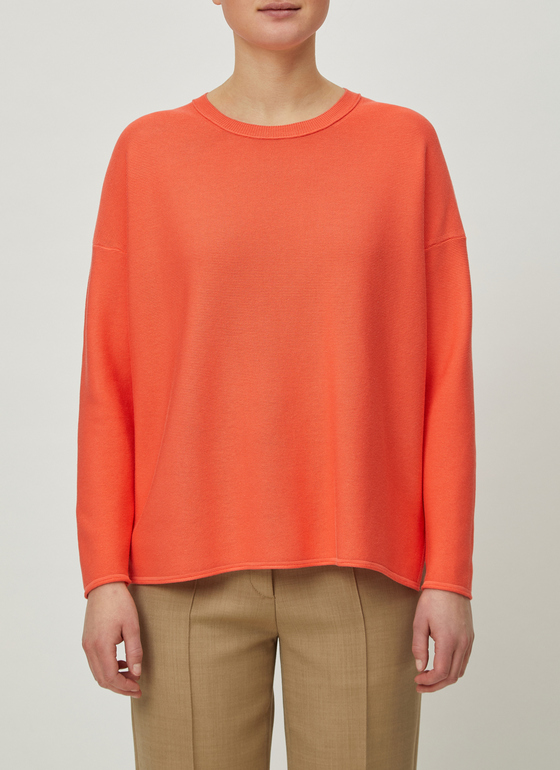 Pullover, O-Neck Bright Sunset Frontansicht