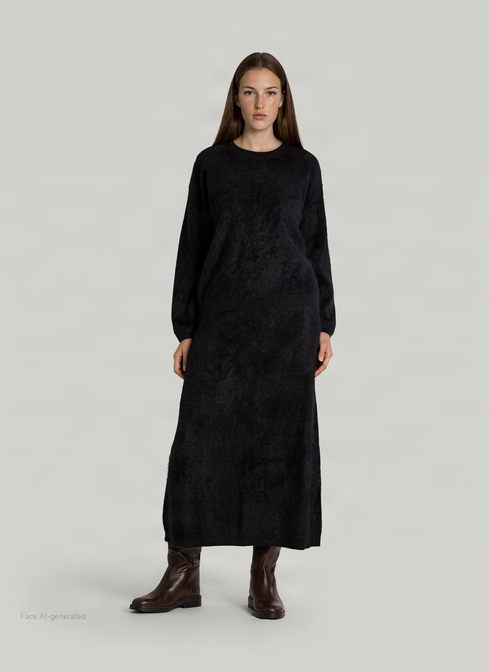 Pullover Rundhals 1/1 Arm width=