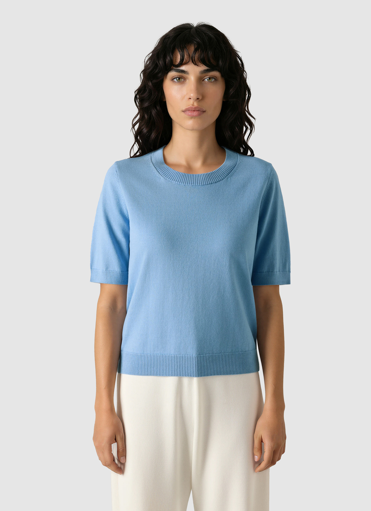 Pullover Rundhals 1/2 Arm, Endless Sky Detailansicht 2