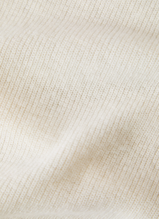 Pullover Rundhals 1/1 Arm New White Frontansicht