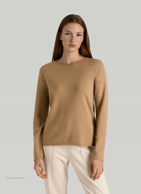 Pullover Rundhals 1/1 Arm width=