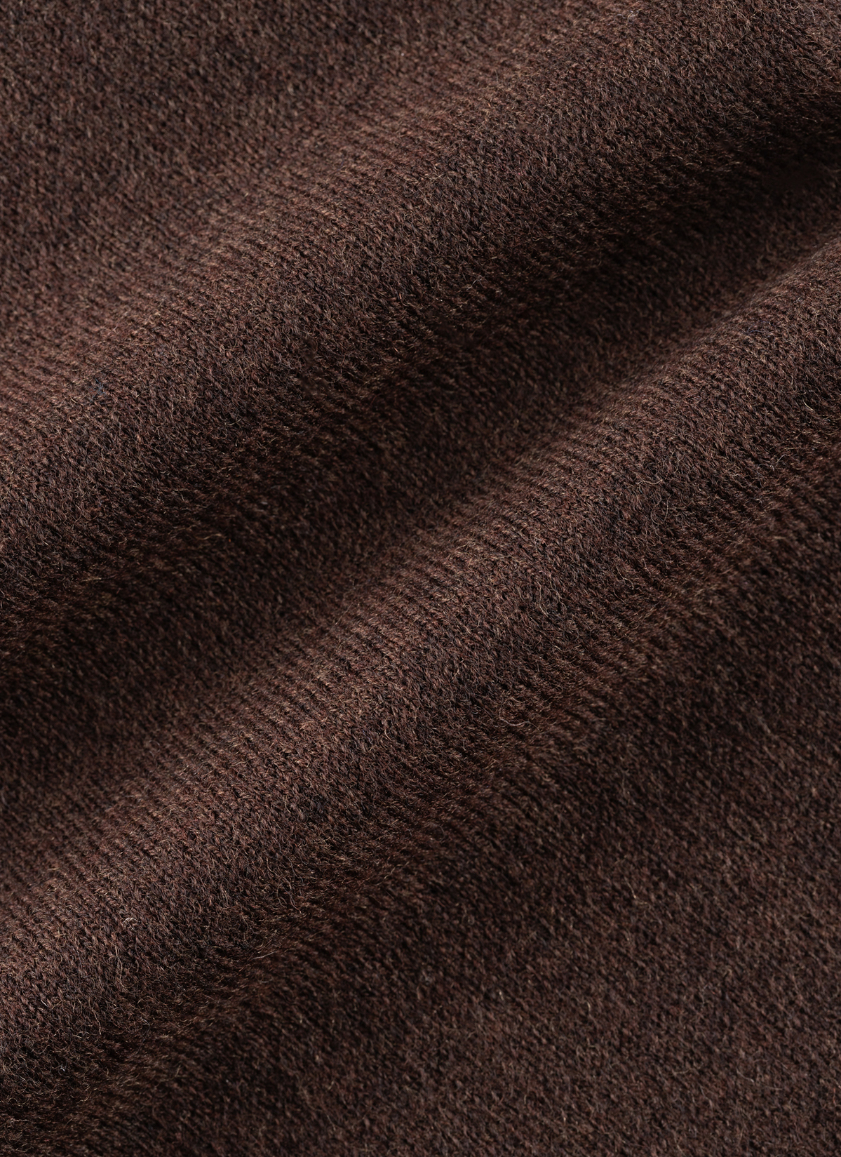 Pullover Rundhals 1/1 Arm, Dark Coffee 