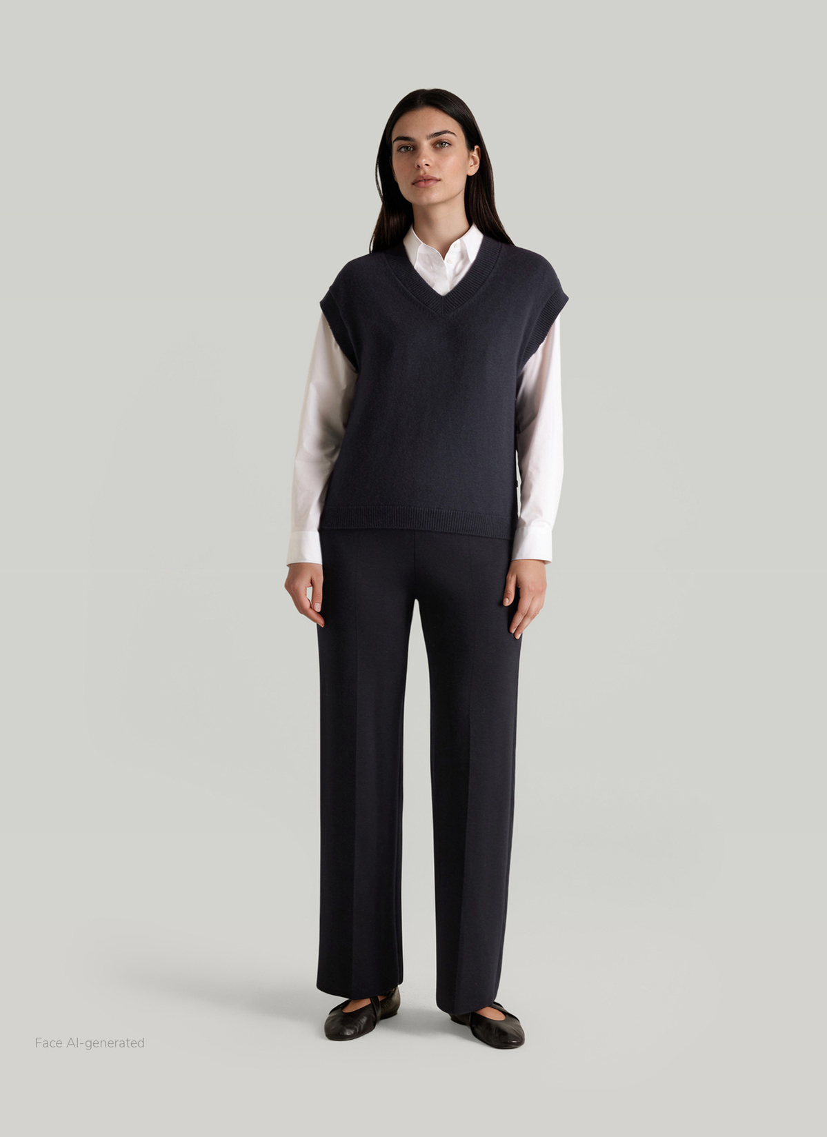 Pullunder, Navy Detailansicht 2