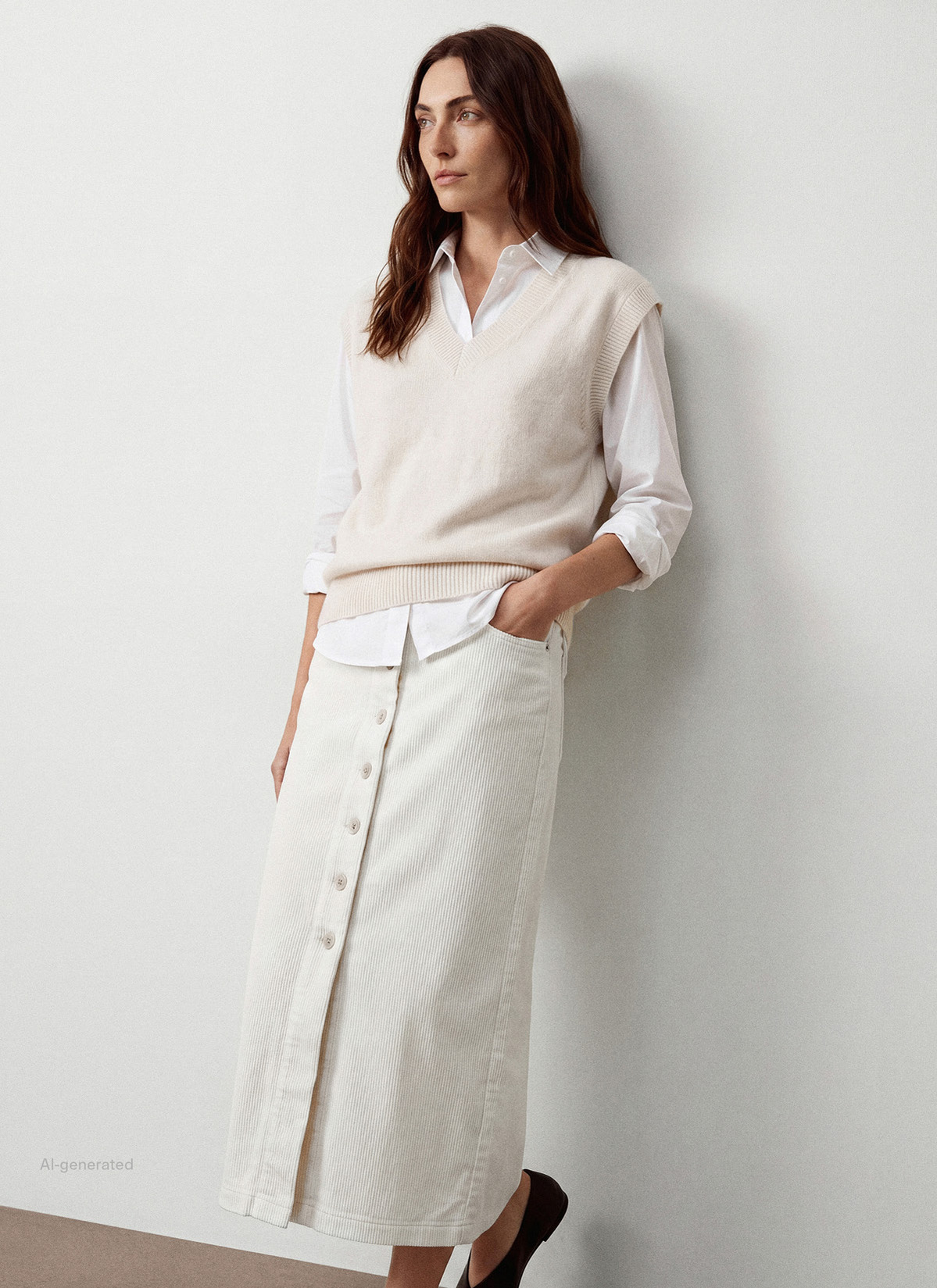 Pullunder, New White Frontansicht