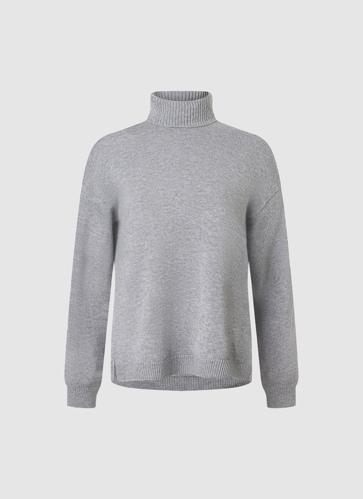 Pullover Rollkragen 1/1 Arm, Granite Grey