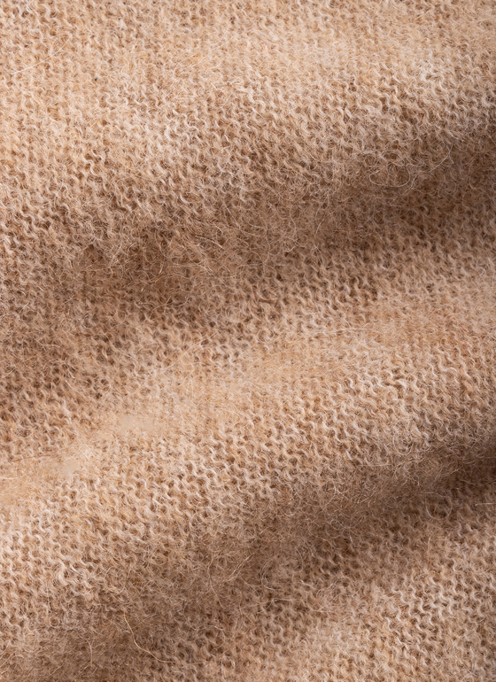 Pullover Rundhals 1/1 Arm Sesame Frontansicht