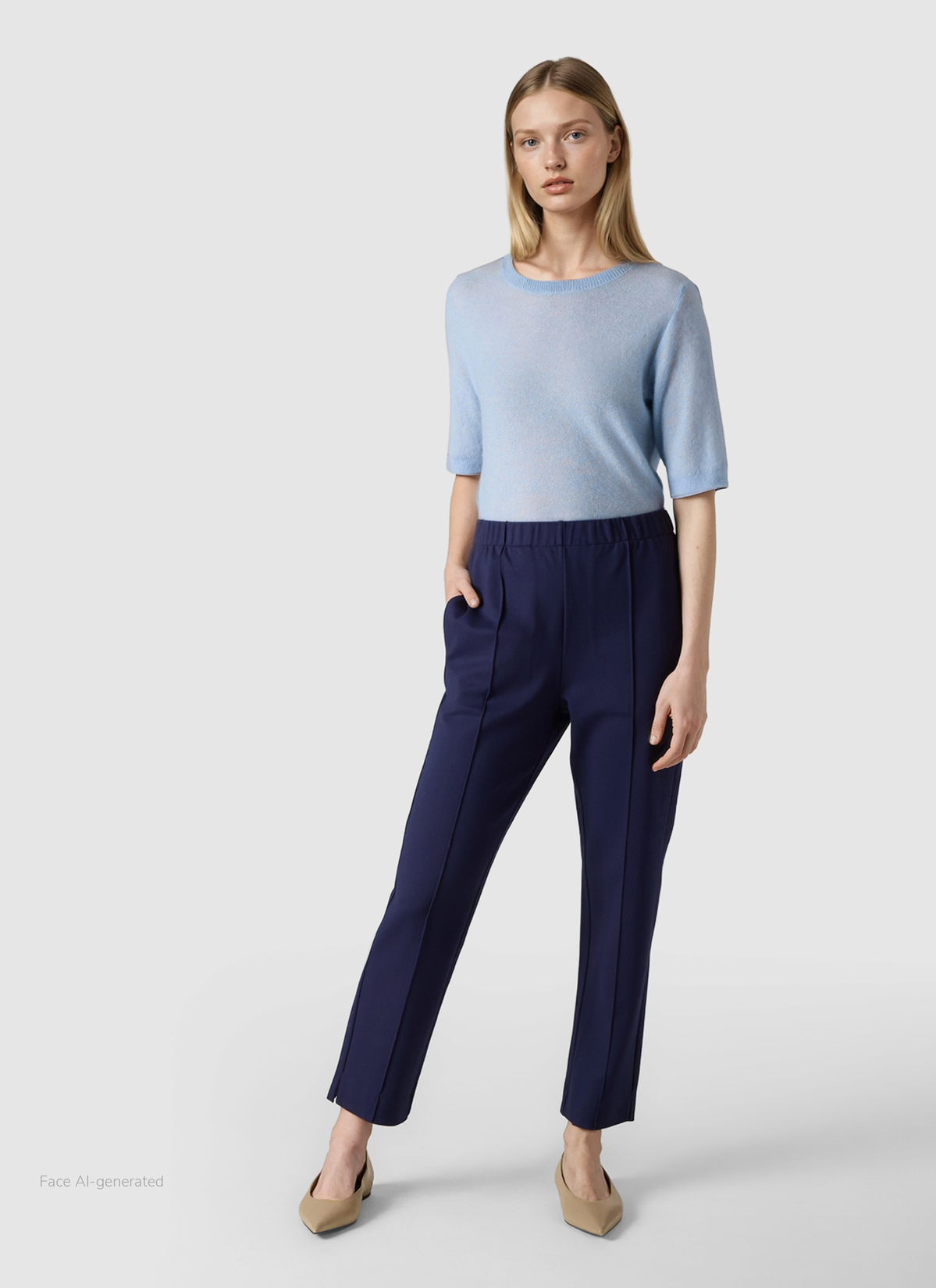 Pullover Rundhals 1/1 Arm, Endless Sky Detailansicht 2