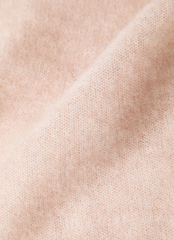 Pullover Rundhals 1/1 Arm Pastel Peach Frontansicht