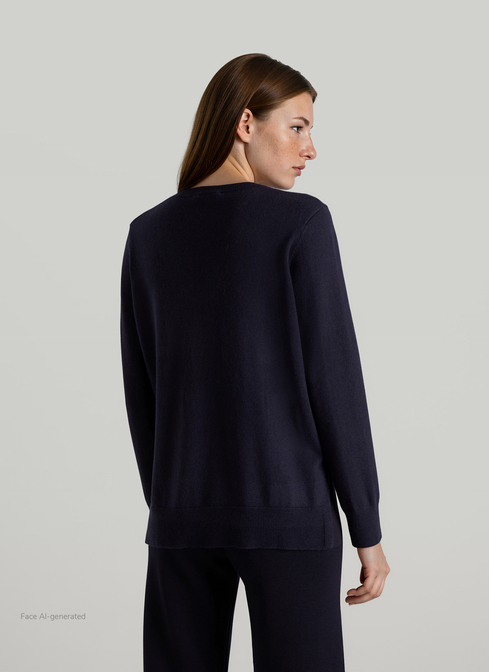 Pullover Stehkragen 1/2 Arm width=