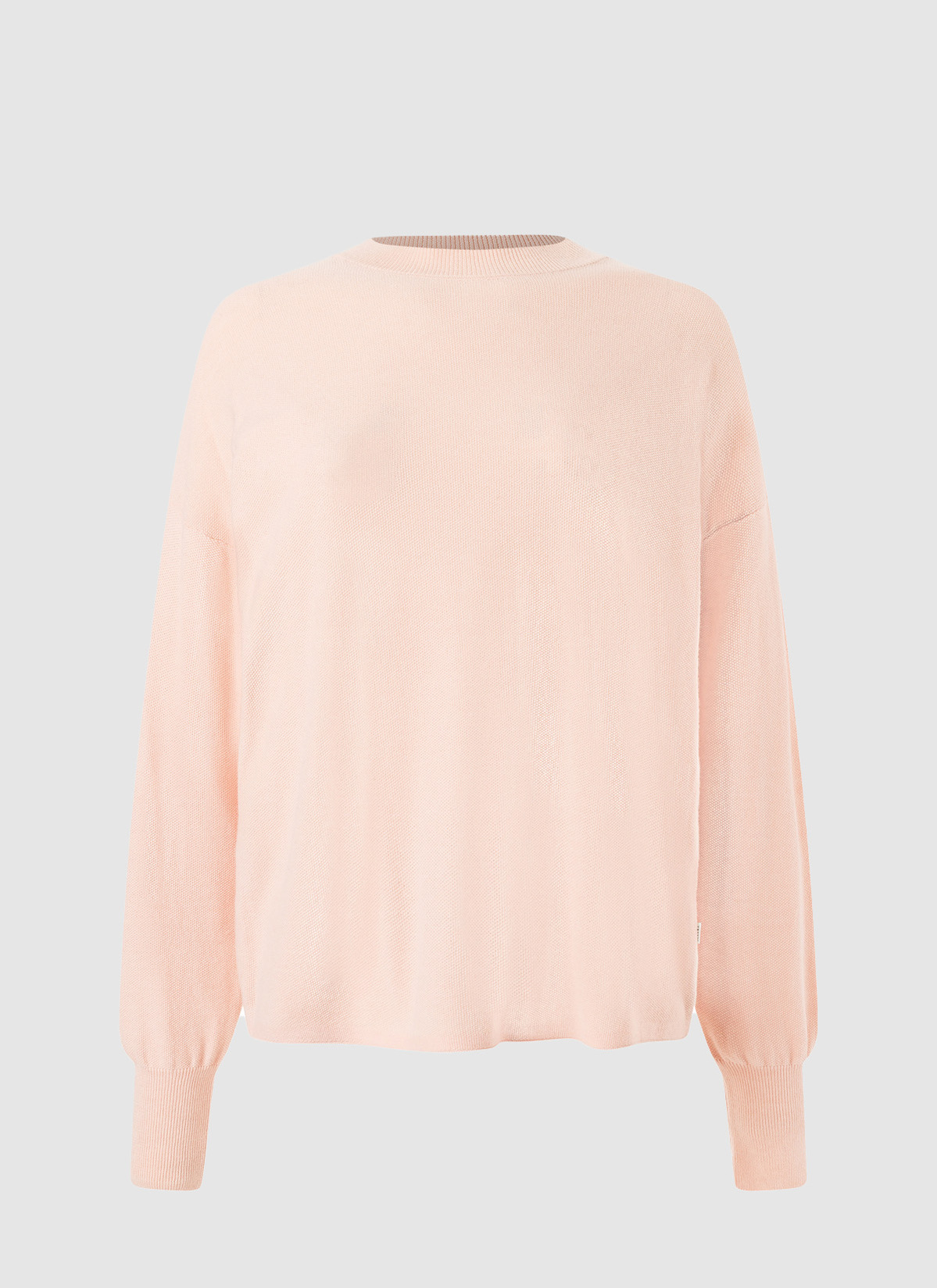 Pullover Rundhals 1/1 Arm, Pastel Peach 