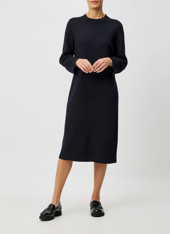 Kleid Navy Frontansicht