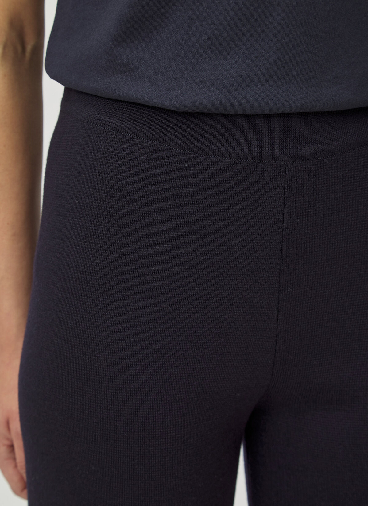 Strickhose, Navy Detailansicht 1