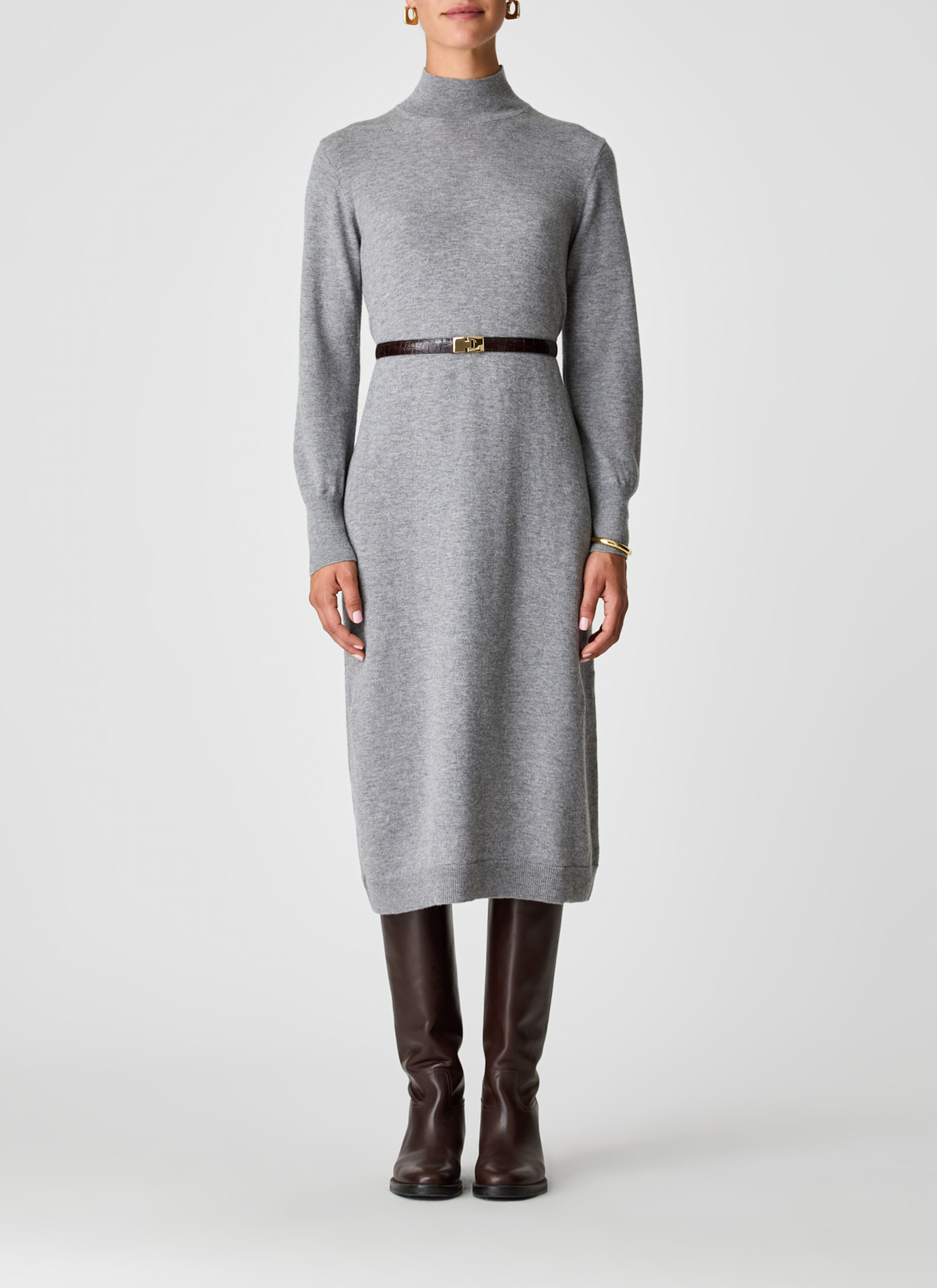 Kleid, Granite Grey Frontansicht