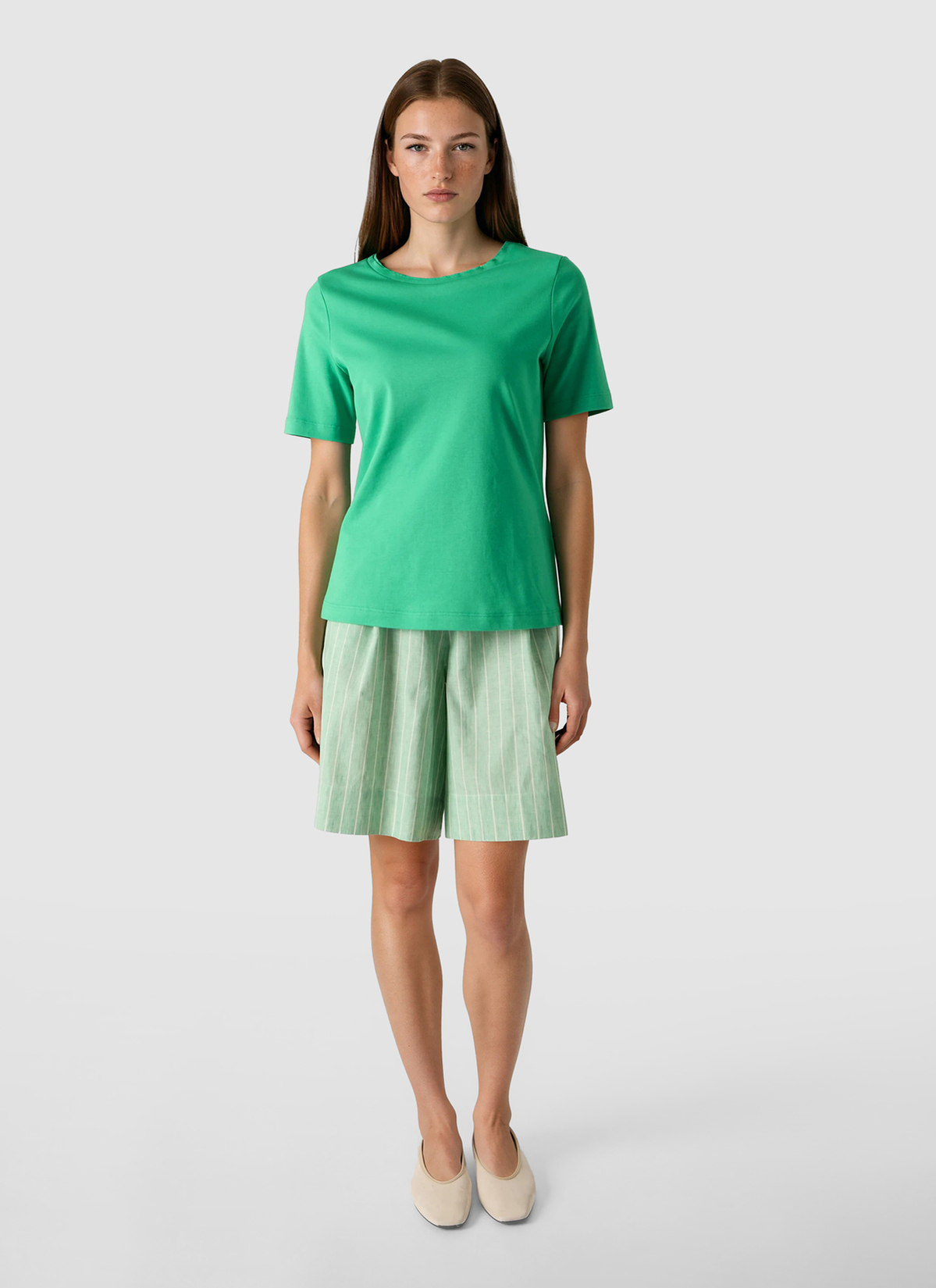 T-Shirt 1/2 Arm, Jade Green Detailansicht 2