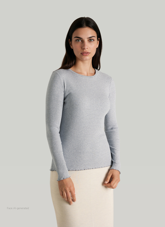 Longsleeve 1/1 Arm Autumn Mist Frontansicht