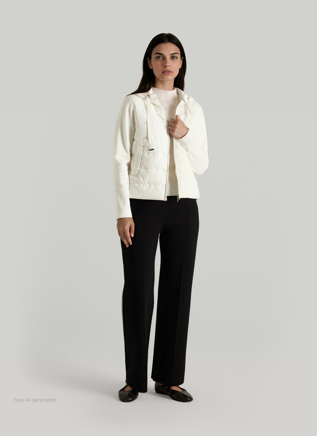 Jacke Wirk, New White Detailansicht 2