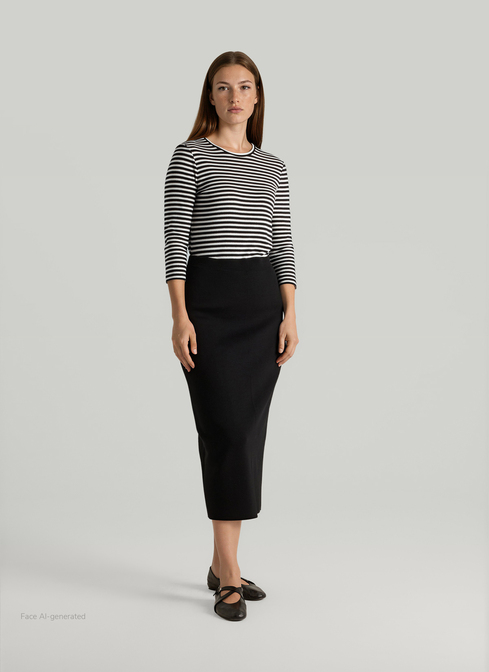 Longsleeve Rundhals 3/4 Arm width=