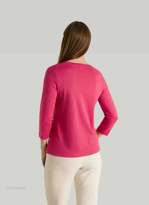 Longsleeve Rundhals 3/4 Arm width=