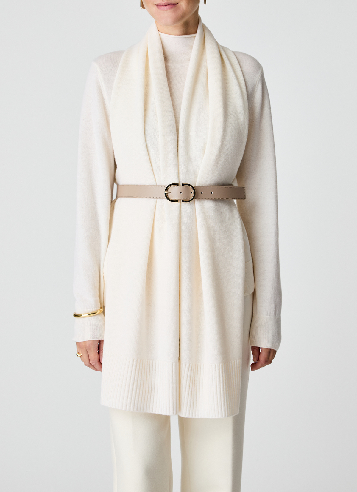 Schal, New White Frontansicht