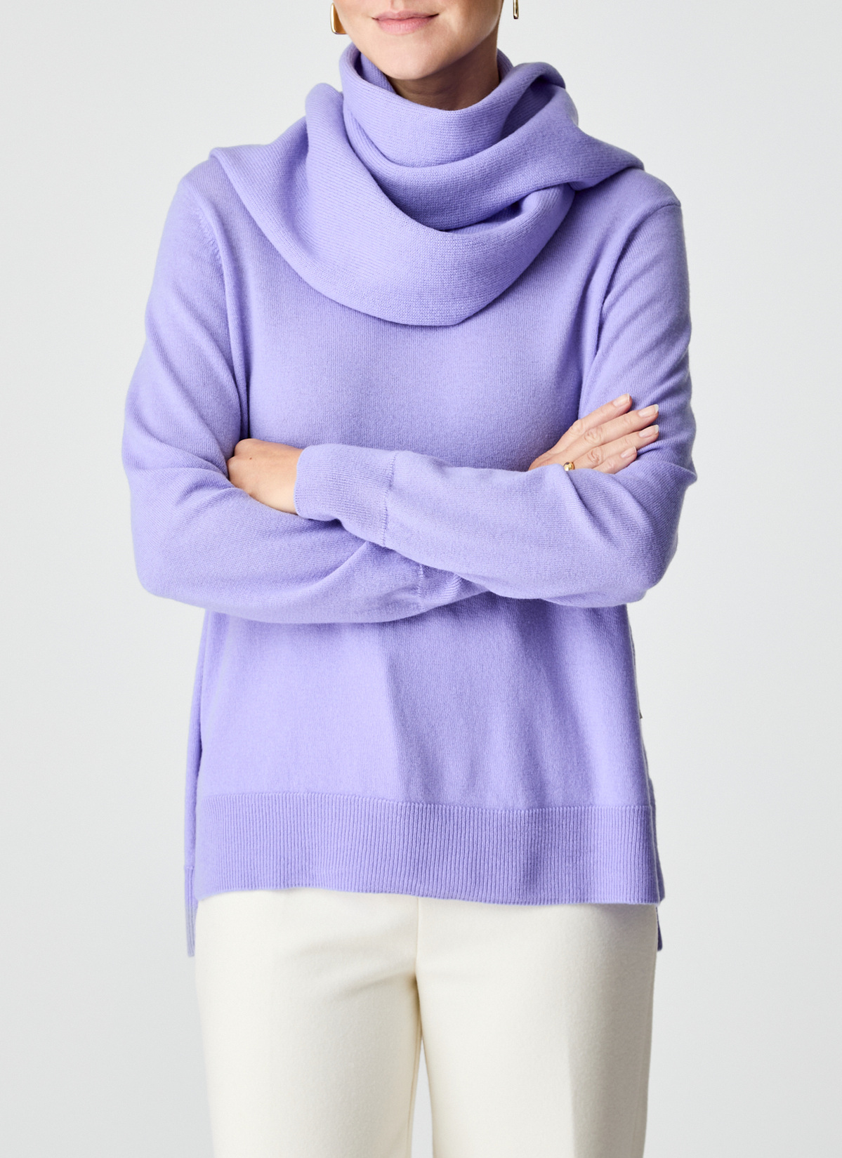 Schal, Frosted Lavender Frontansicht