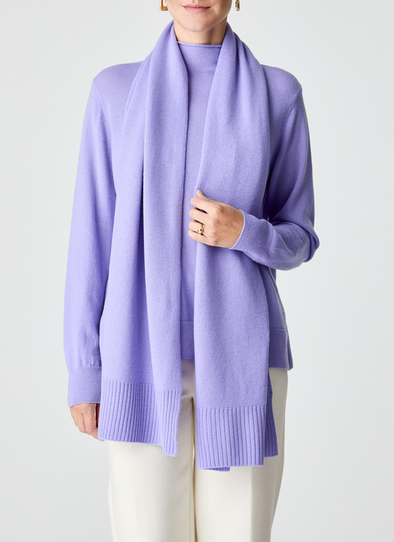 Schal Frosted Lavender Frontansicht