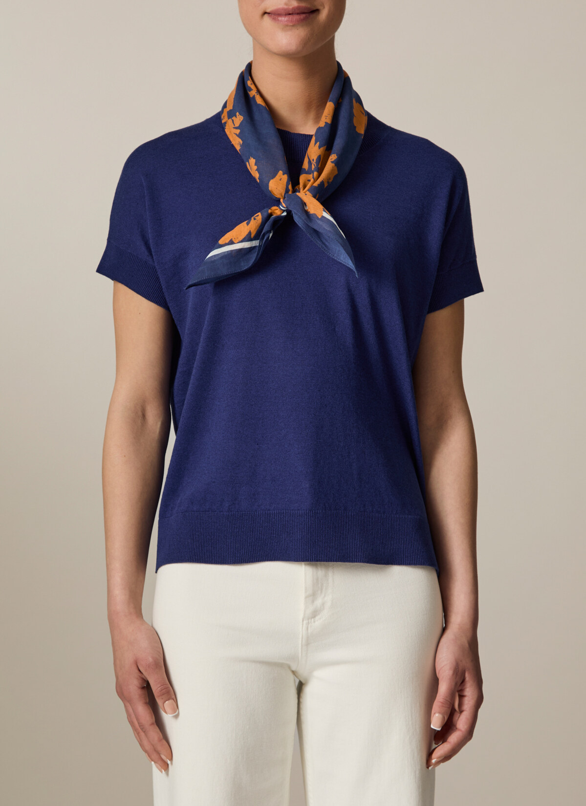 Tuch, Mystic Blue Frontansicht