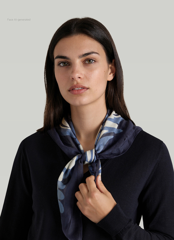 Tuch Dutch Blue Frontansicht