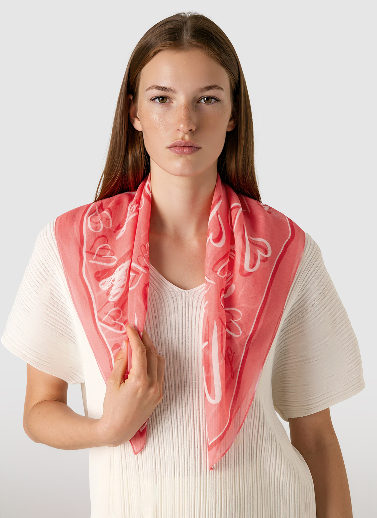 Tuch, New White Rückansicht