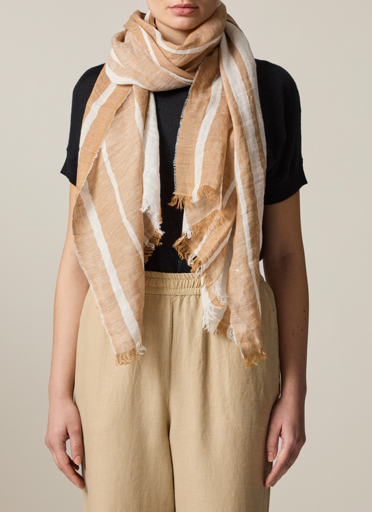 Schal, Beach Brown Frontansicht