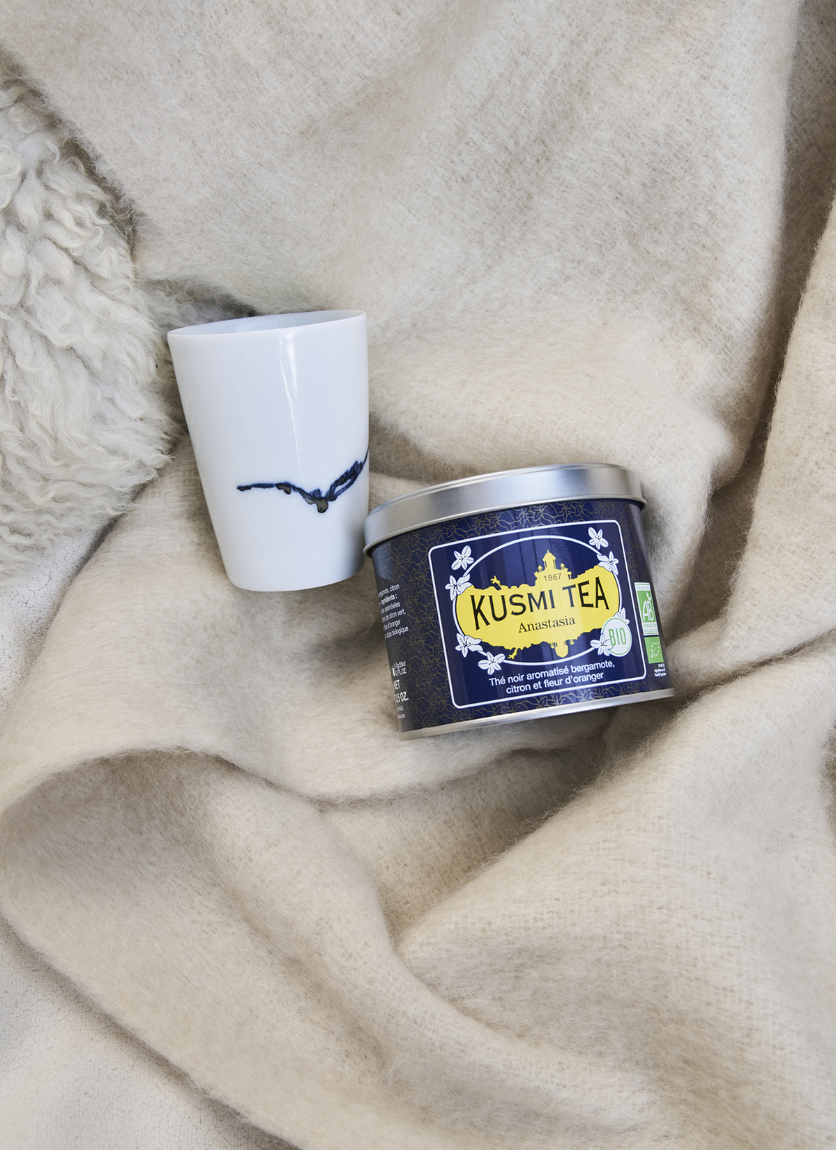 Tee Set MAERZ Muenchen x Kusmi Tea, neutral farblos Frontansicht